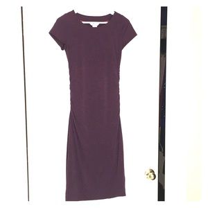 Boden Size 4 Fitted Cotton Dress; Purple